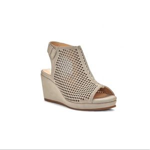 Kid’s Oriana - Perforated Wedge Sandal